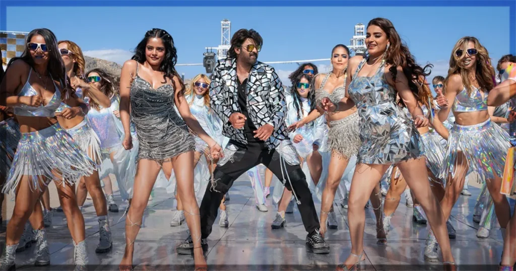 This is a banner for a review of The RajaSaab. Image courtesy of the filmmakers.