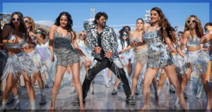 This is a banner for a review of The RajaSaab. Image courtesy of the filmmakers.