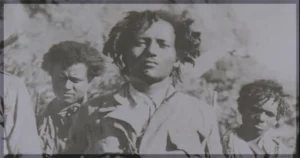 This is a banner for a review of the documentary Black Lions - Roman Wolves Image courtesy of the filmmakers.