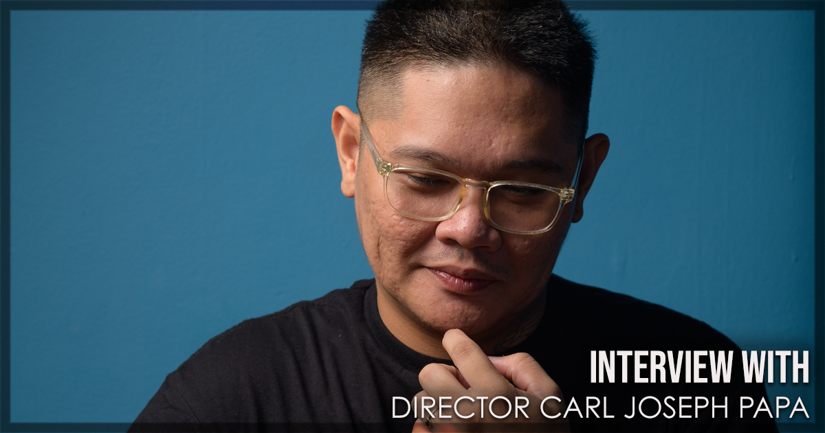 This is a banner for an interview with Carl Joseph Papa, director of 58th. Image courtesy of the filmmakers.