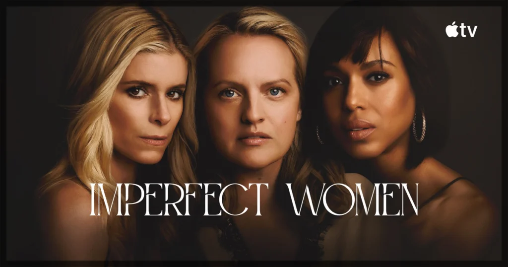 This is a banner for a review of Imperfect Women. Image courtesy of Apple TV.