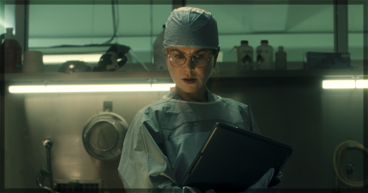 This is a banner for a review of Scarpetta. Image courtesy of Prime Video.