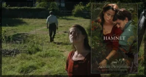 This is a banner for a review of the UHD release of Hamnet. Image courtesy of the filmmakers.