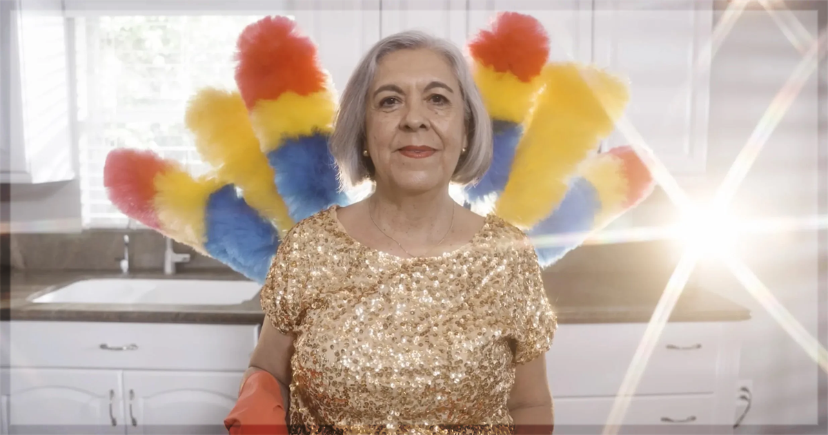 This is a banner for a review of the documentary movie How to Clean a House in Ten Easy Steps. Image courtesy of the filmmakers.