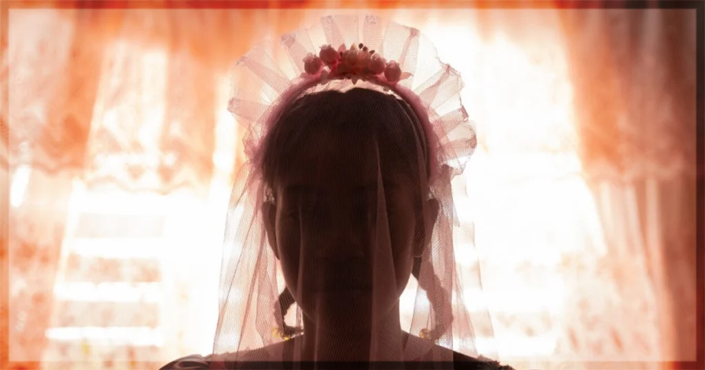 This is a banner for a review of the documentary Scarlet Girls. Image courtesy of the filmmakers.