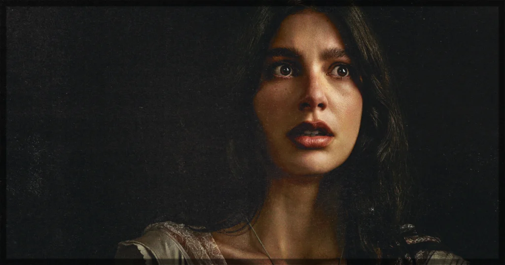 This is a banner for a review of the mini series Something Very bad is Going to Happen. Image courtesy of Netflix.