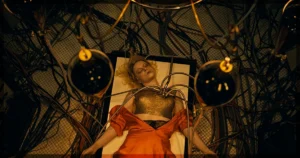 This is a banner for a review of The Bride! Image courtesy of the filmmakers.