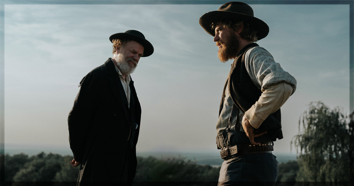 This is a banner for a review of the Berlinale movie A Prayer for the Dying. Image courtesy of the filmmakers.