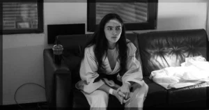 This is a banner for an interview with Arienne Mandi of Tatami. Image courtesy of the filmmakers.