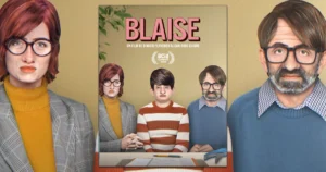This is a banner for a review of the animated movie Blaise. Image courtesy of KG Productions.