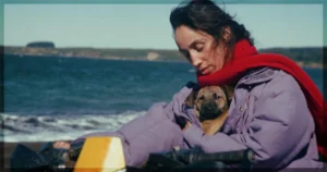 This is a banner for a review of the movie La Perra. Image courtesy of the filmmakers.