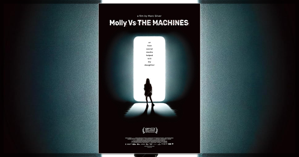 This is a banner for a review of the movie Molly vs the Machines. Image courtesy of the filmmakers.