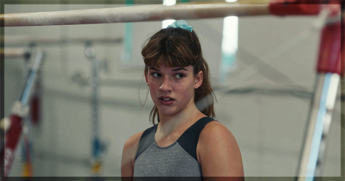 This is a banner for a review of the movie The Gymnast. Image courtesy of the filmmakers.