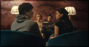 This is a banner for a review of season two of Beef. Image courtesy of Netflix.