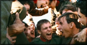 This is a banner for a review of the movie Coward. Image courtesy of the filmmakers.