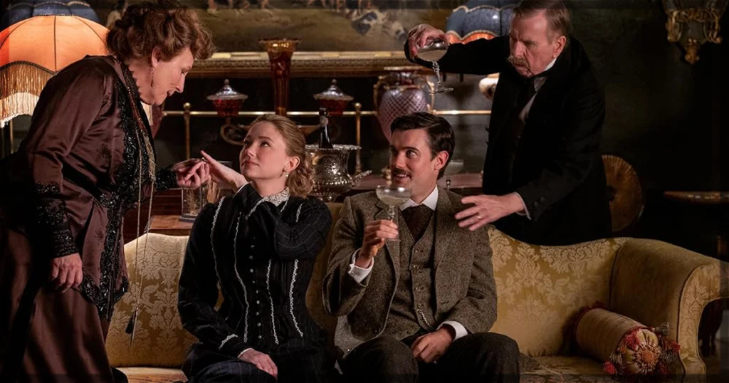 This is a banner for a review of Virginia Woolf's Night and Day. Image courtesy of the filmmakers.