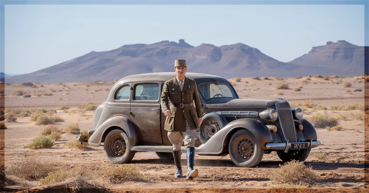 This is a banner for a review of the Cannes movie La Bataille de Gaulle: L’Âge de Fer. Image courtesy of the filmmakers.