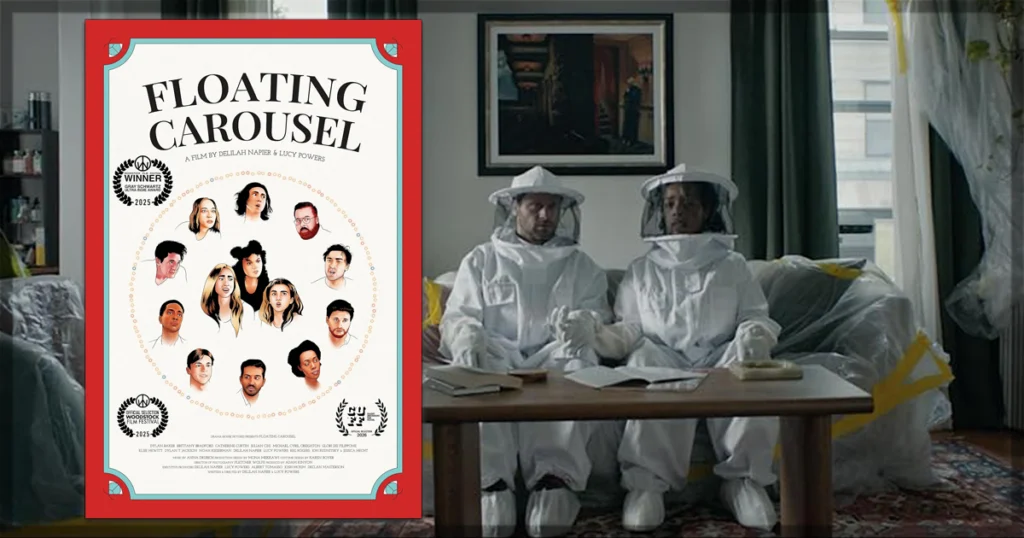 This is a banner for a review of the film Floating Carousel. Image courtesy of the filmmakers.