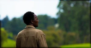 This is a banner for a review of the documentary Kikuyu Land. Image courtesy of the filmmakers.