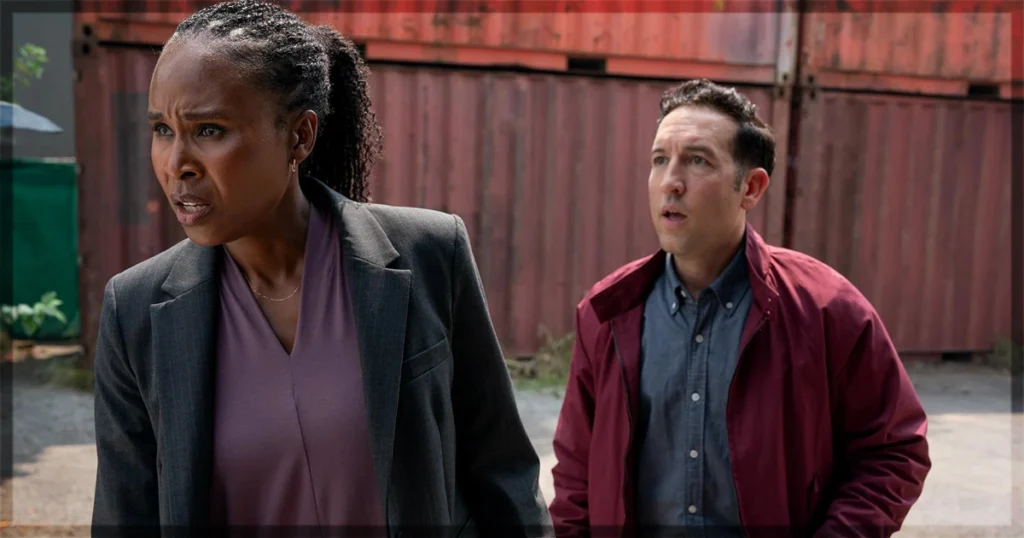 This is a banner for a review of Reacher Season 4, Episode 2 - Cage Fight. Image courtesy of Prime Video.