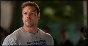 This is a banner for a review of Reacher, Season 4, Episode 4, Vote for Sampson. Image courtesy of Prime Video.