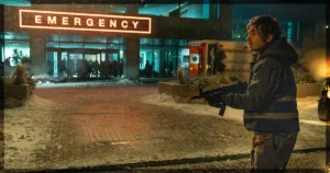 This is a banner for a review of Resident Evil. Image courtesy of Sony.