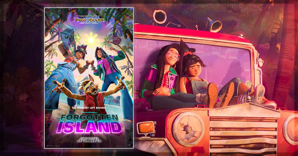 This is a banner for a review of the animated movie Forgotten Island. Image courtesy of the filmmakers.