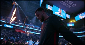 This is a banner for a review of the IMAX film Portrait of an Artist: Stephen Curry. Image courtesy of Disney.